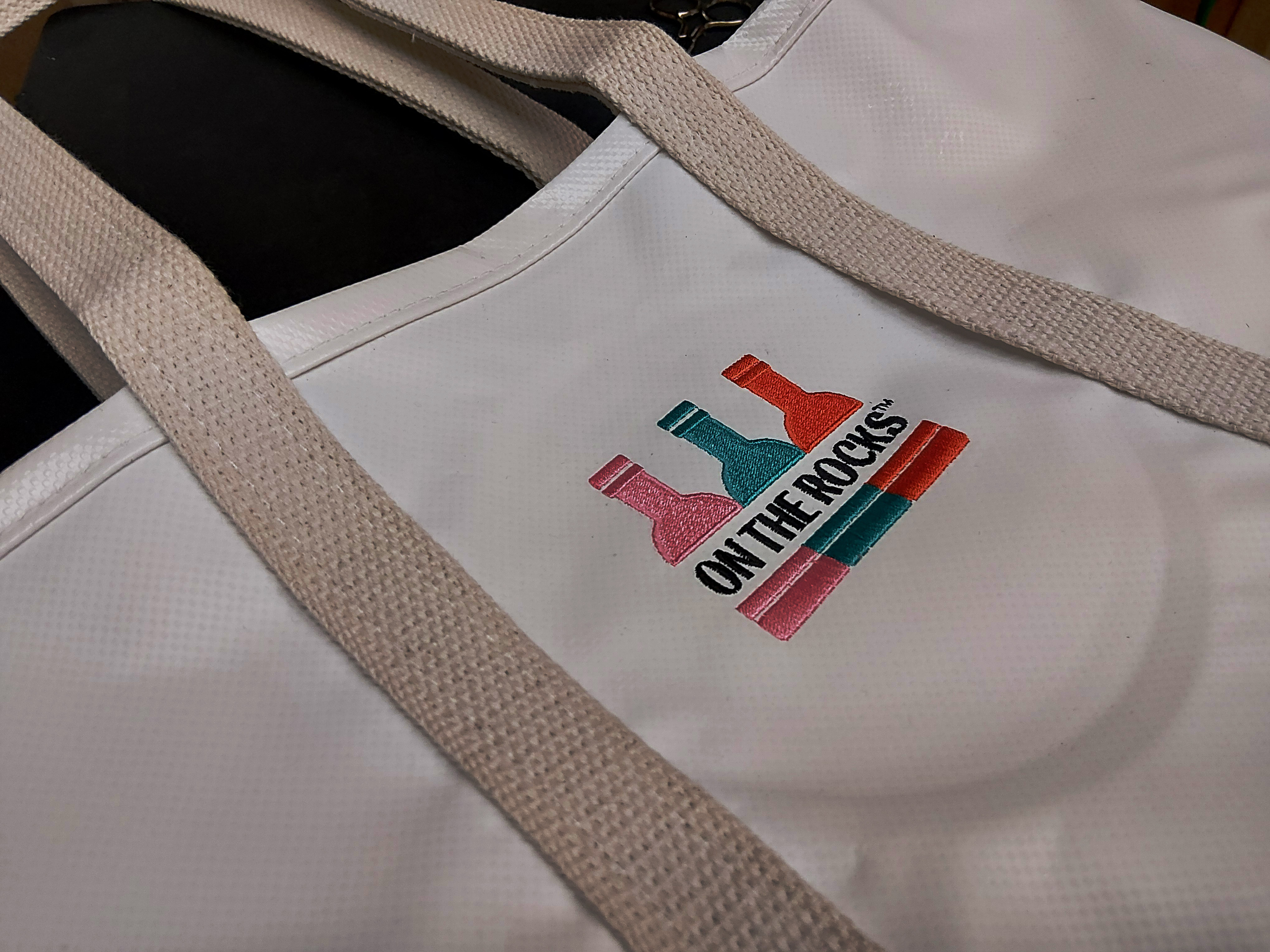 Mark and Graham Steele waterproof tote bag embroidery production review